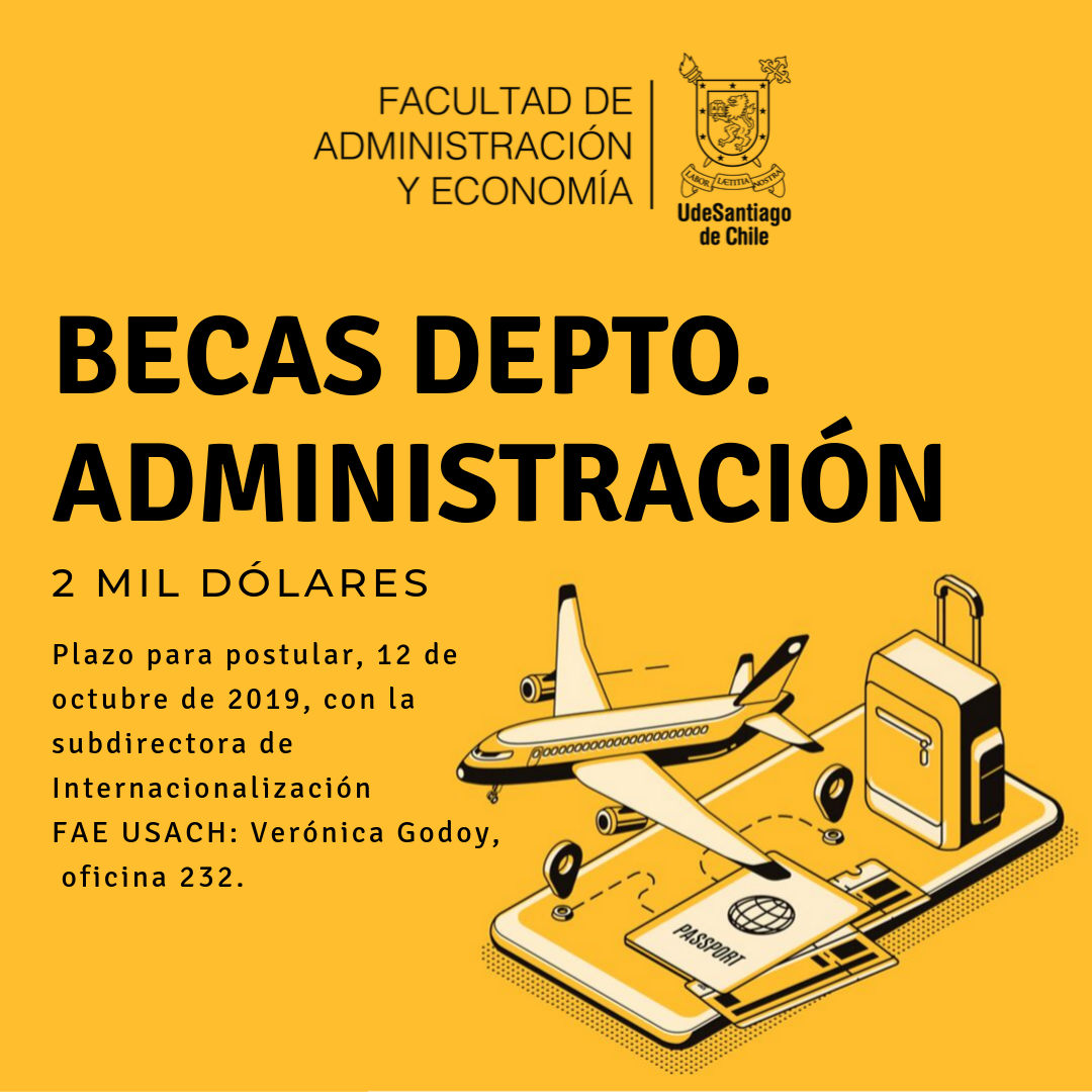 Becas depto. administracion