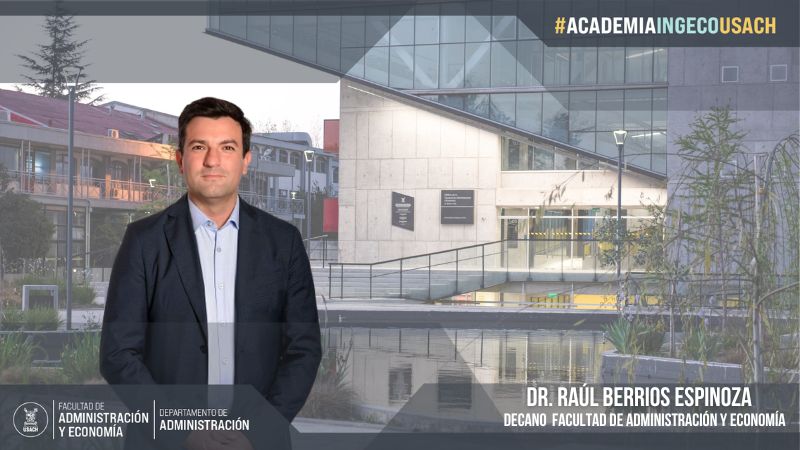 Dr. Raúl Berríos Espinoza elegido decano de la Facultad de Administración y Economía Usach 